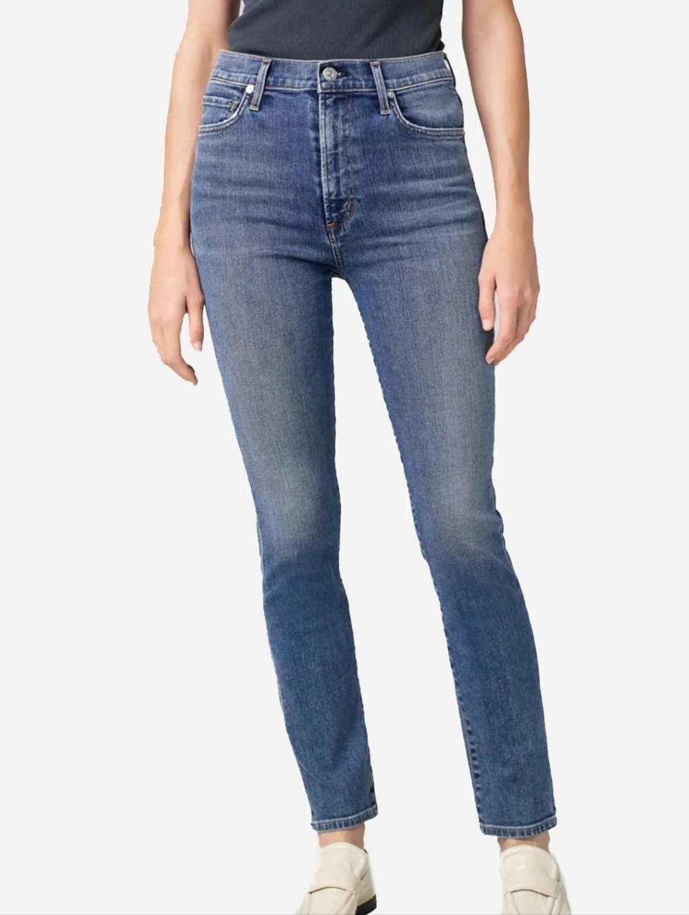 ❤️ NWOT! CITIZENS OF HUMANITY OLIVIA HIGH RISE SLIM ANKLE JEANS, 8 (29) - Picture 2 of 14